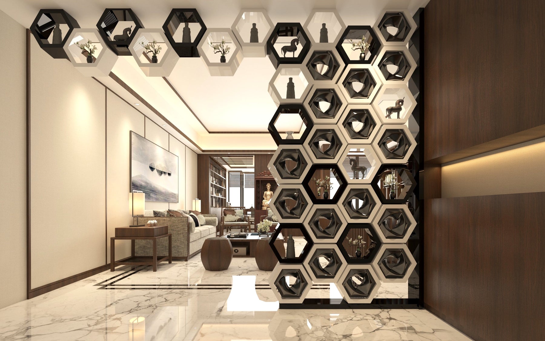 Creative room divider