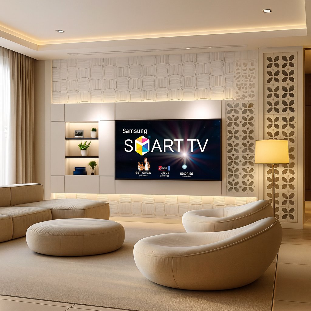 Creative TV wall