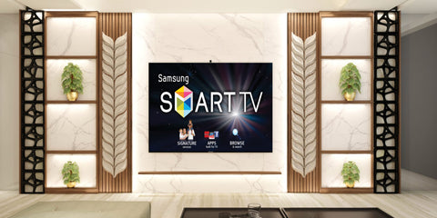 Creative TV wall