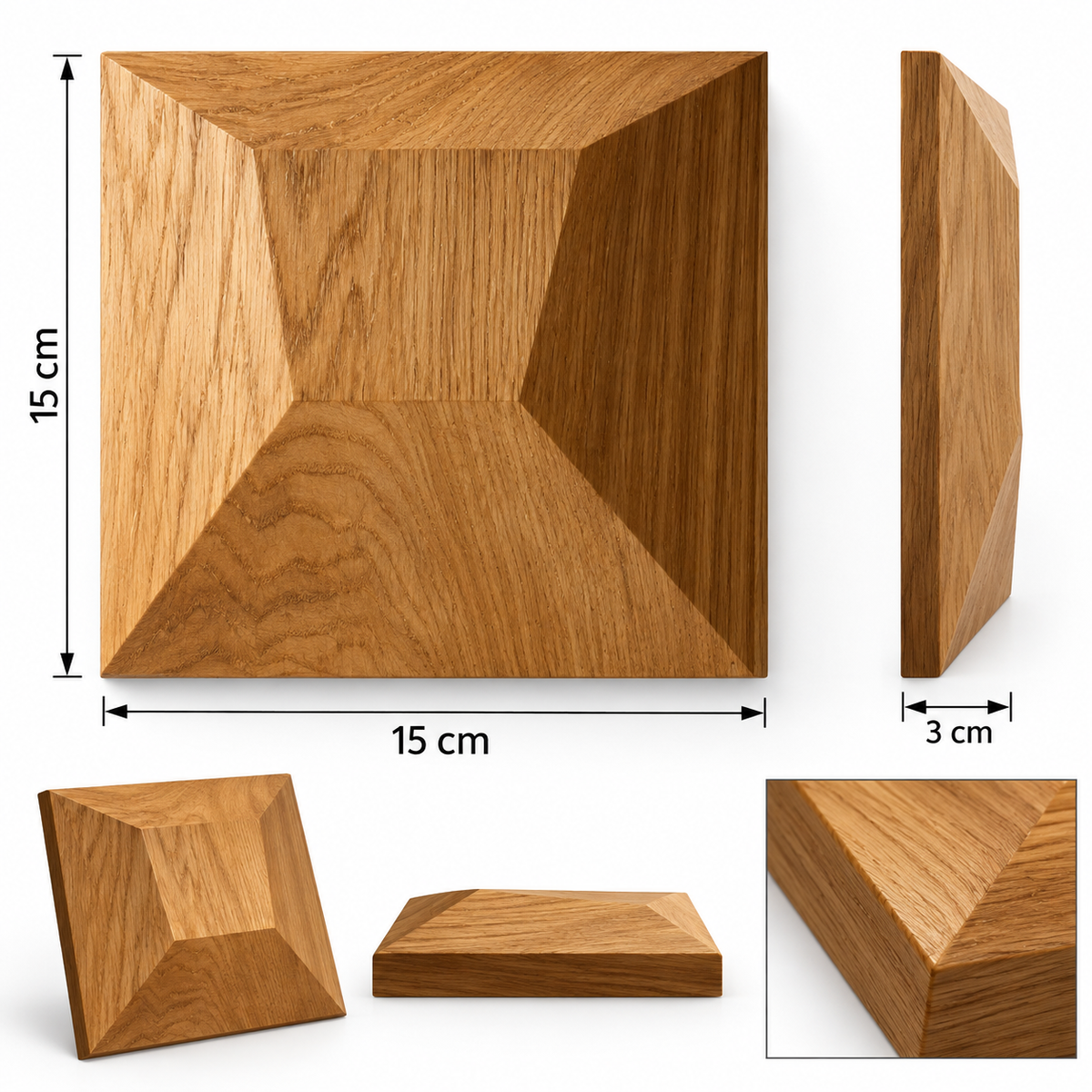 Luxury Wall Decoration | Crafted in Teakwood & 3D Porcelain