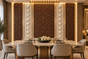 Premium Wall Decoration | Crafted in Teakwood & 3D Porcelain
