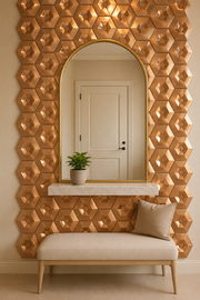 Hexa Luxe Mirror Accent Wall