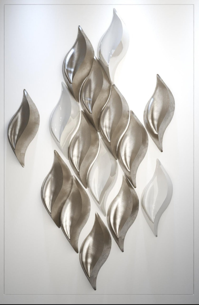 Luxury Bespoke Modern Accent Decor | Crafted in Teak Wood & 3D Ceramic