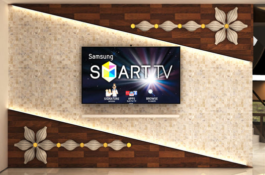 Creative TV wall