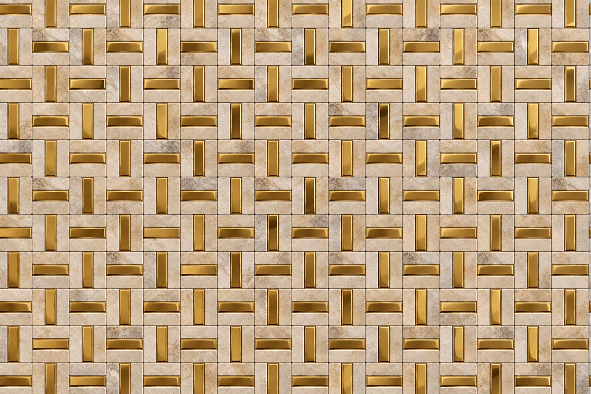 Modern Wall Decoration | Crafted in Teakwood & 3D Porcelain