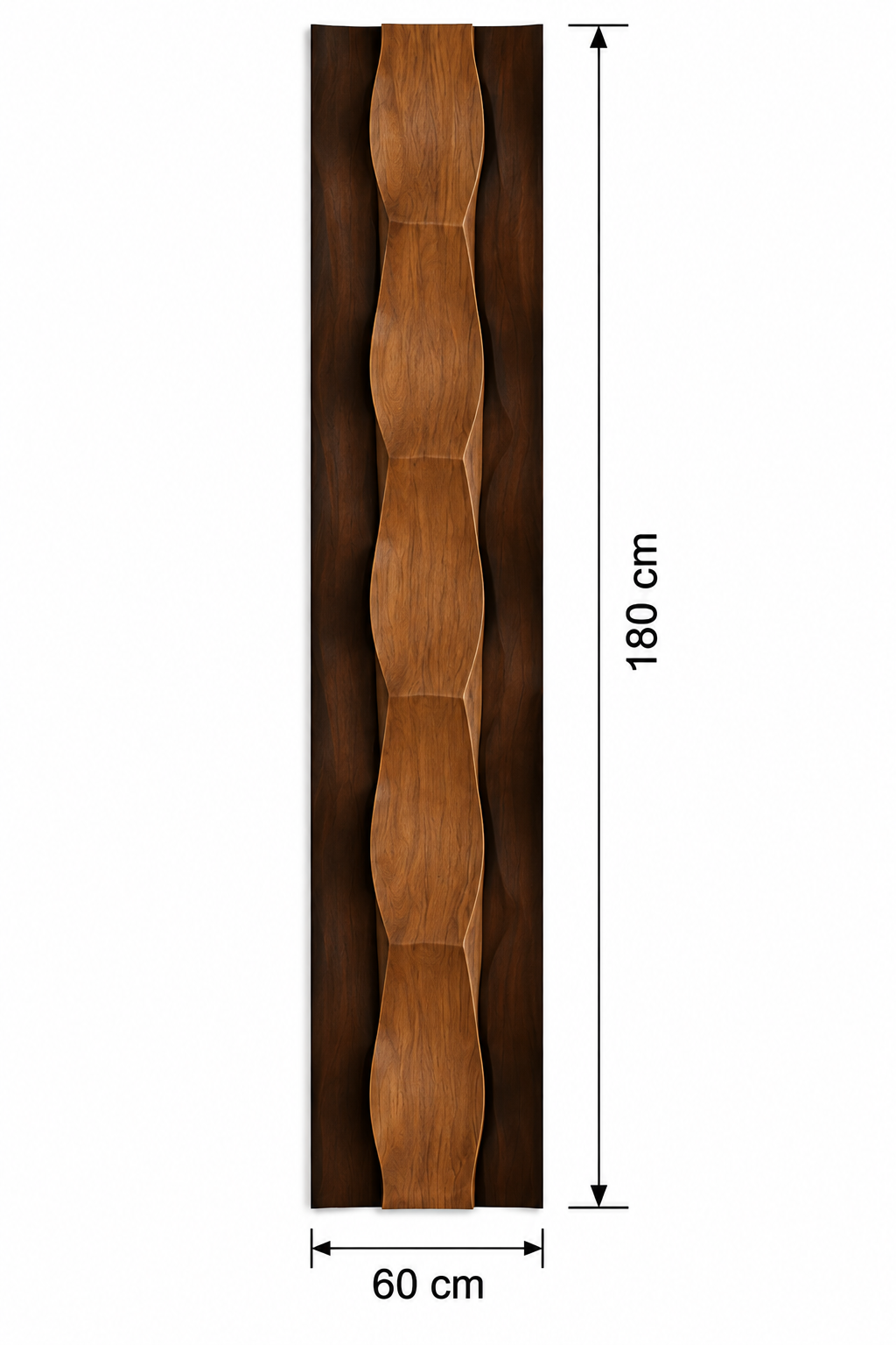 Modern Wall Decoration | Crafted in Teakwood & 3D Porcelain