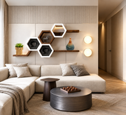 HexaFrame Floating Shelf Wall Decor