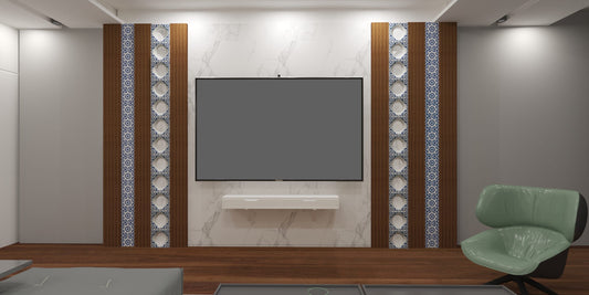 creative TV wall