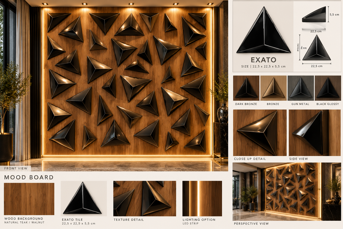 Exclusive Wall Decoration | Crafted in 3D Porcelain