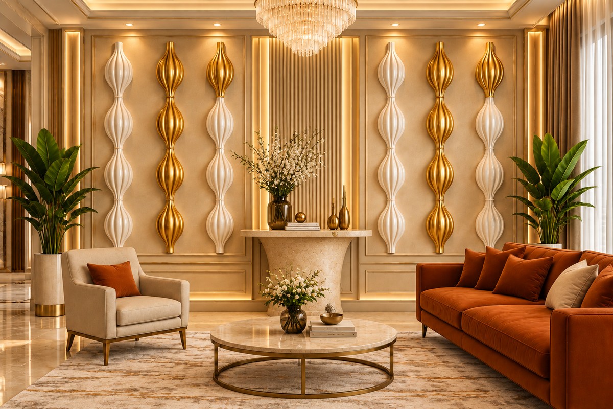Luxury Wall Decoration | Crafted in 3D Porcelain