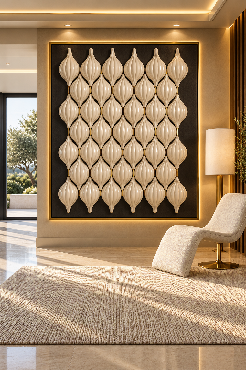 Luxury Wall Decoration | Crafted in 3D Porcelain