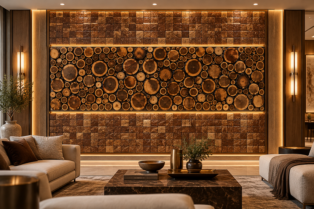 Elegant Wall Decoration | Crafted in Teakwood