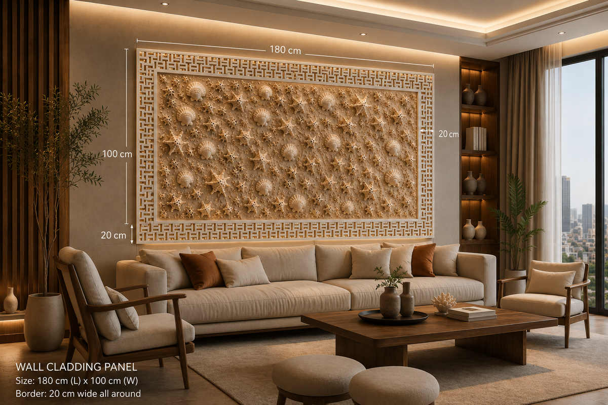 Luxury Wall Decoration | Crafted in 3D Porcelain