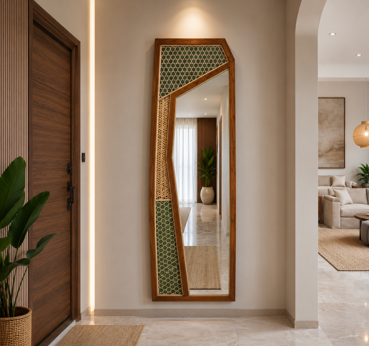 Luxury Wall Decoration | Crafted in Teakwood