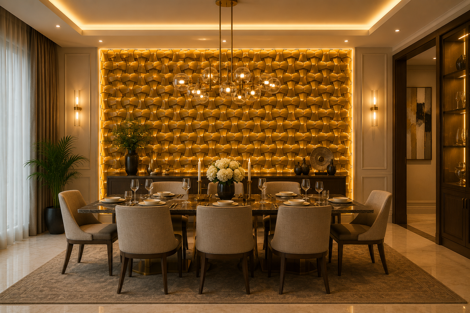 Aurora 3D Illuminated Wall Panel