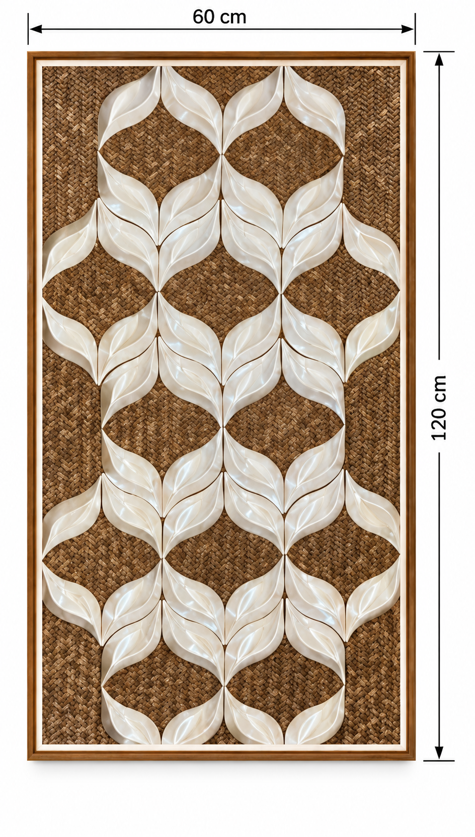 Luxury Bespoke Modern Accent Decor | Crafted in Teak Wood & 3D Ceramic