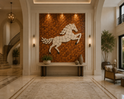 Creative Wall Decoration | Crafted in Teakwood