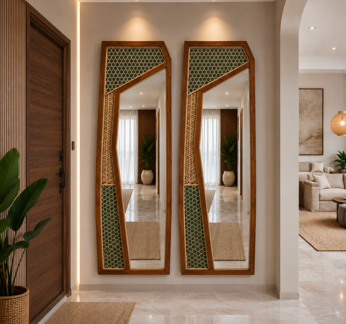 Luxury Wall Decoration | Crafted in Teakwood