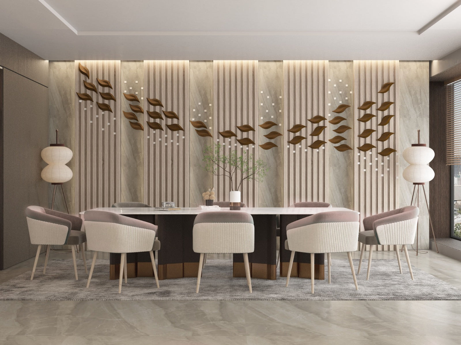 AeroLeaf Architectural Wall Art Panel