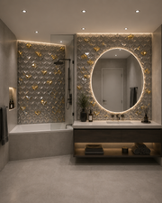 Luxury Ceramic Bathroom Accent Decor - Modern