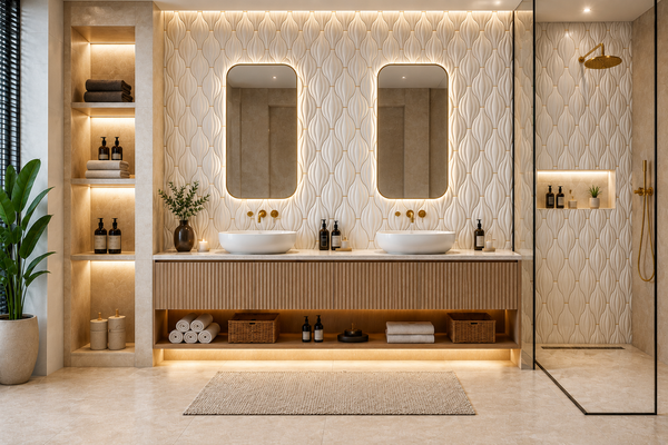 Luxury Ceramic Bathroom Accent Decor - Boutique