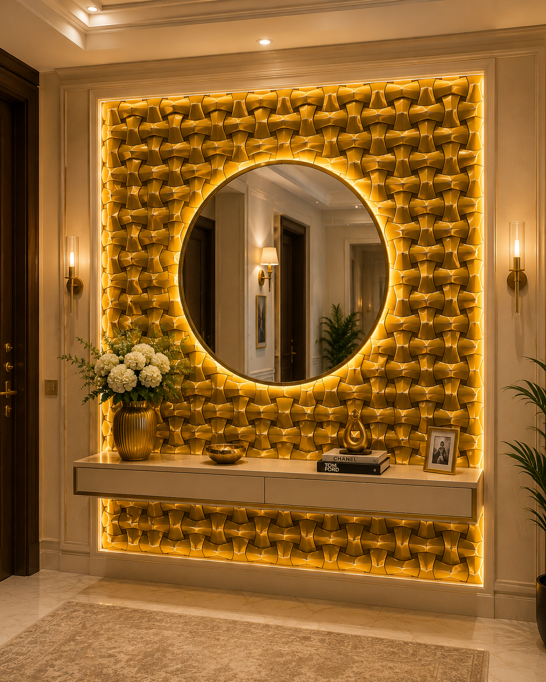 Luxury Ceramic Bathroom Accent Decor - Harmony