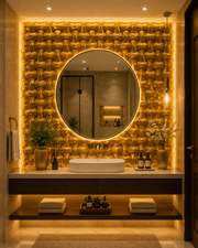 Luxury Ceramic Bathroom Accent Decor - Essence