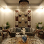 Botanical Harmony 3D Metal Leaf Wall Installation