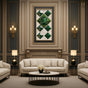 Emerald Prism Luxury Wall Art Panel