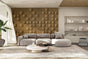 Facet Cube 3D Wood Wall Panel