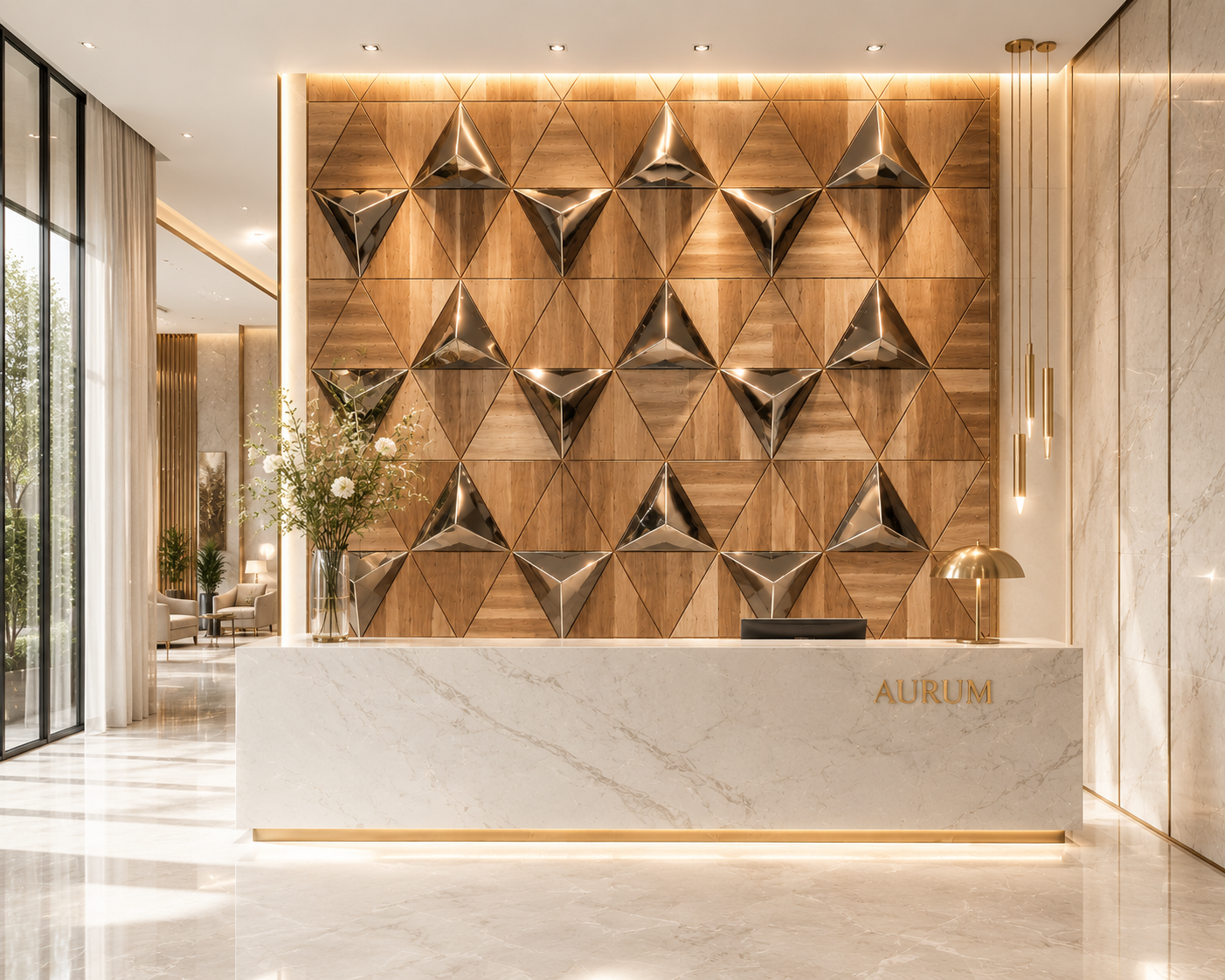 Luxury Ceramic Hotel Accent Decor - Classic