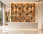 Luxury Ceramic Exato Hotel Accent Decor Natural Wood - Classic