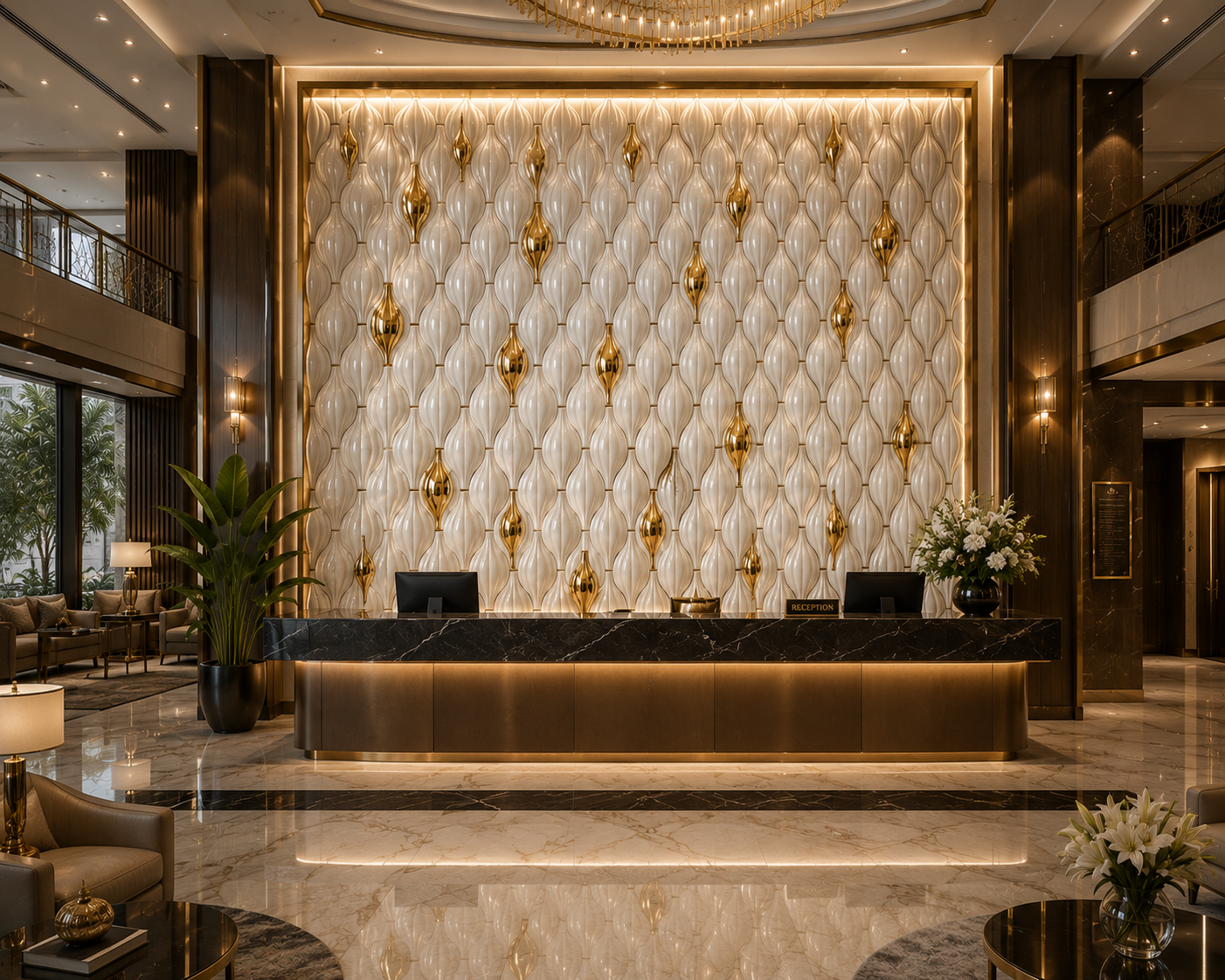 Luxury Ceramic Hotel Accent Decor - Imperial