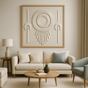 Harmony Circle Minimalist Wall Art Panel