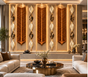 Exclusive Wall Decoration | Crafted in Teakwood & 3D Porcelain