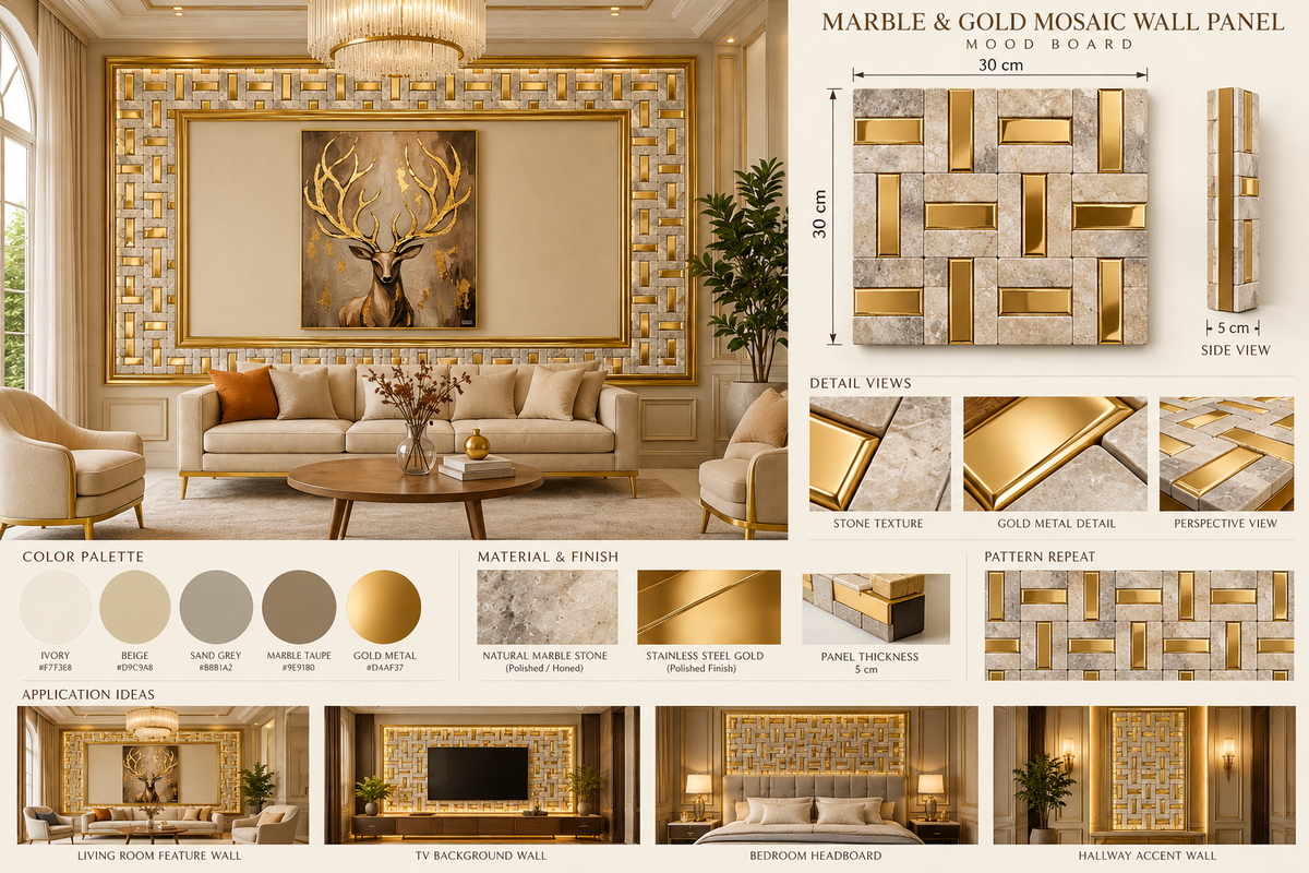 Exclusive Wall Decoration | Crafted in 3D Porcelain