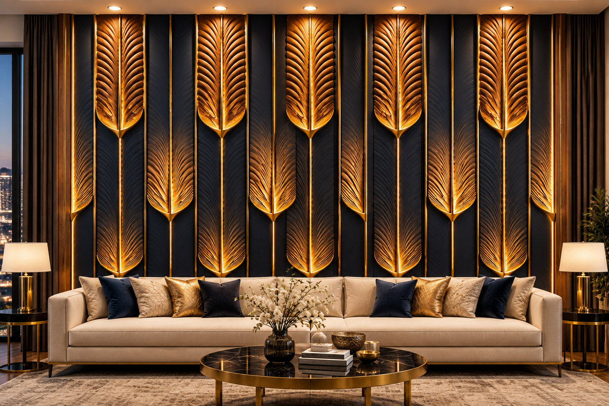 Elegant Wall Decoration | Crafted in Teakwood