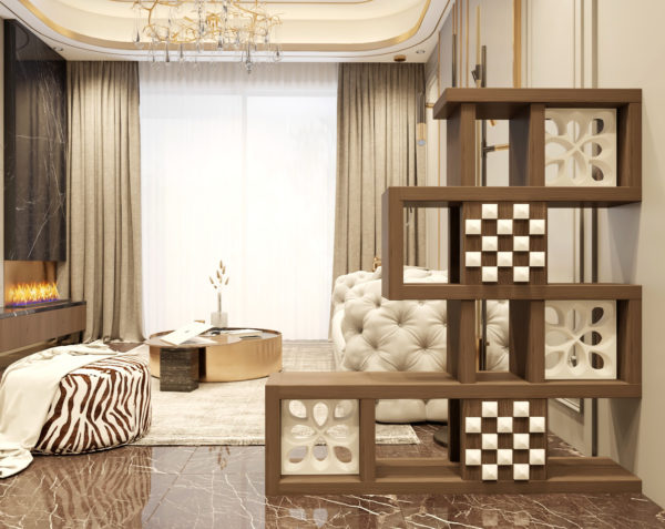 فاصل غرفة إبداعي