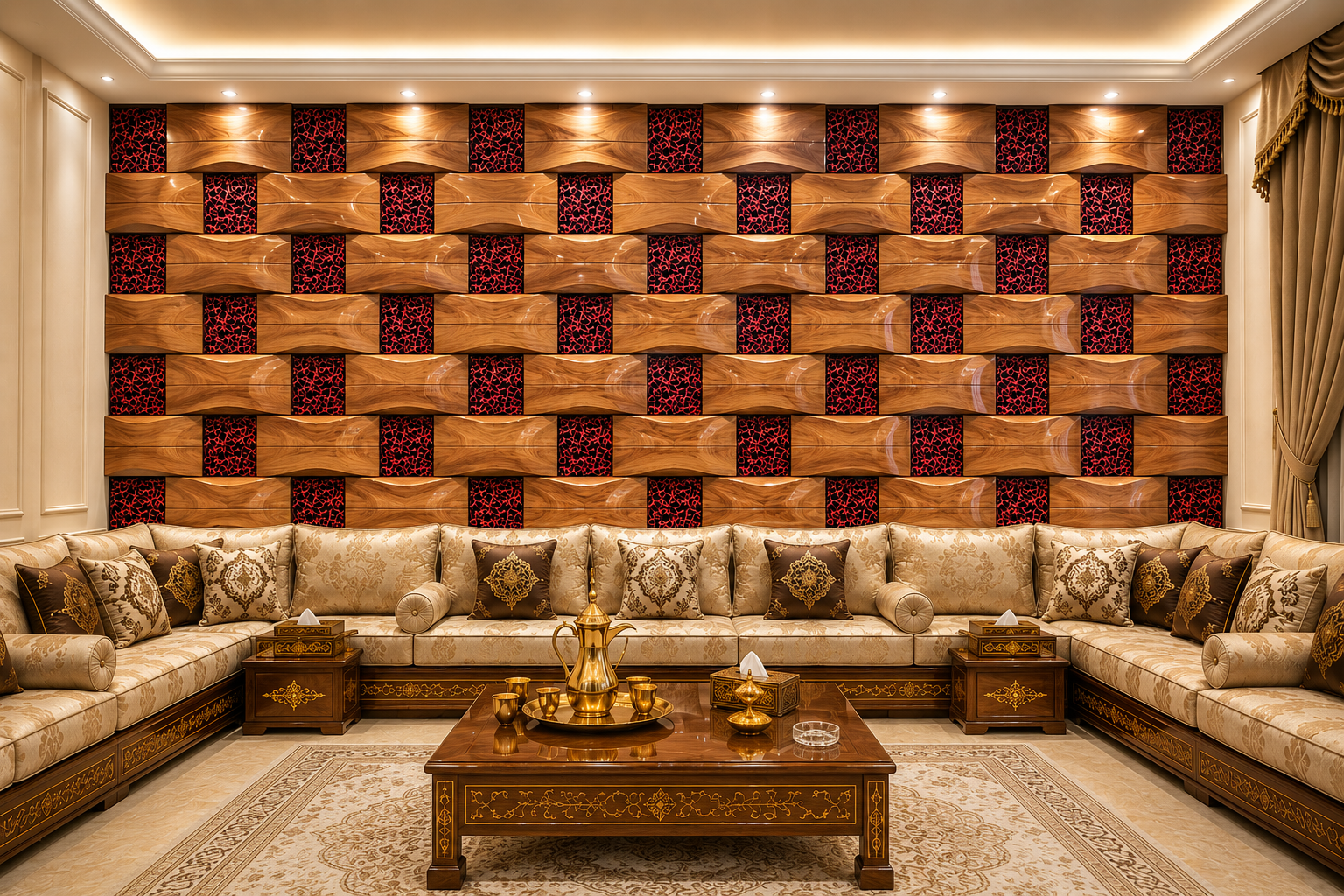 Royal Majlis Heritage Feature Wall