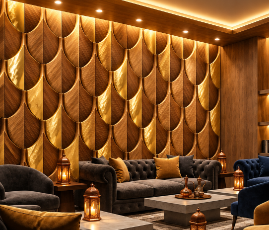 Luxury Wall Decoration | Crafted in Teakwood