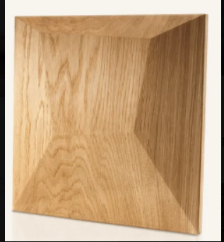 Modern Wall Decoration | Crafted in Teakwood & 3D Porcelain
