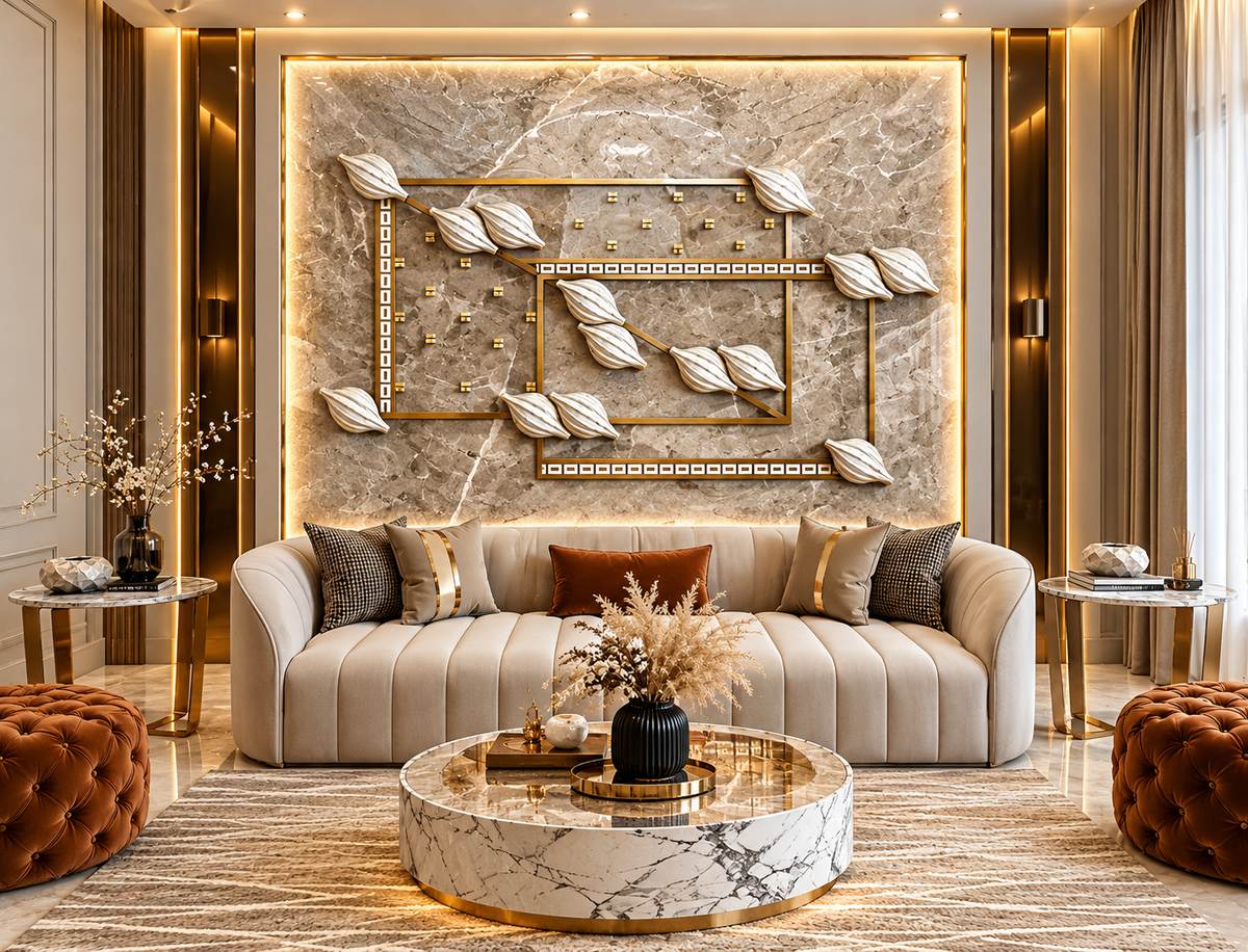 Luxury Wall Decoration | Crafted in 3D Porcelain