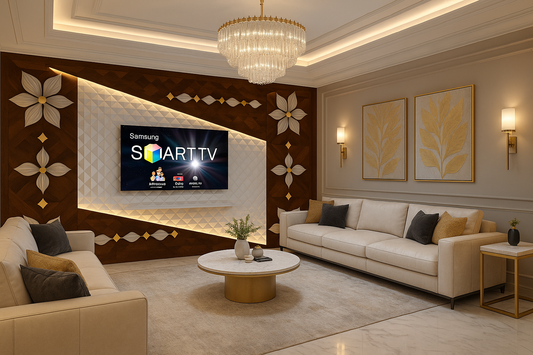 Creative TV wall