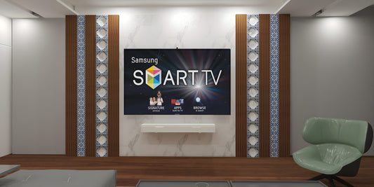 creative TV wall