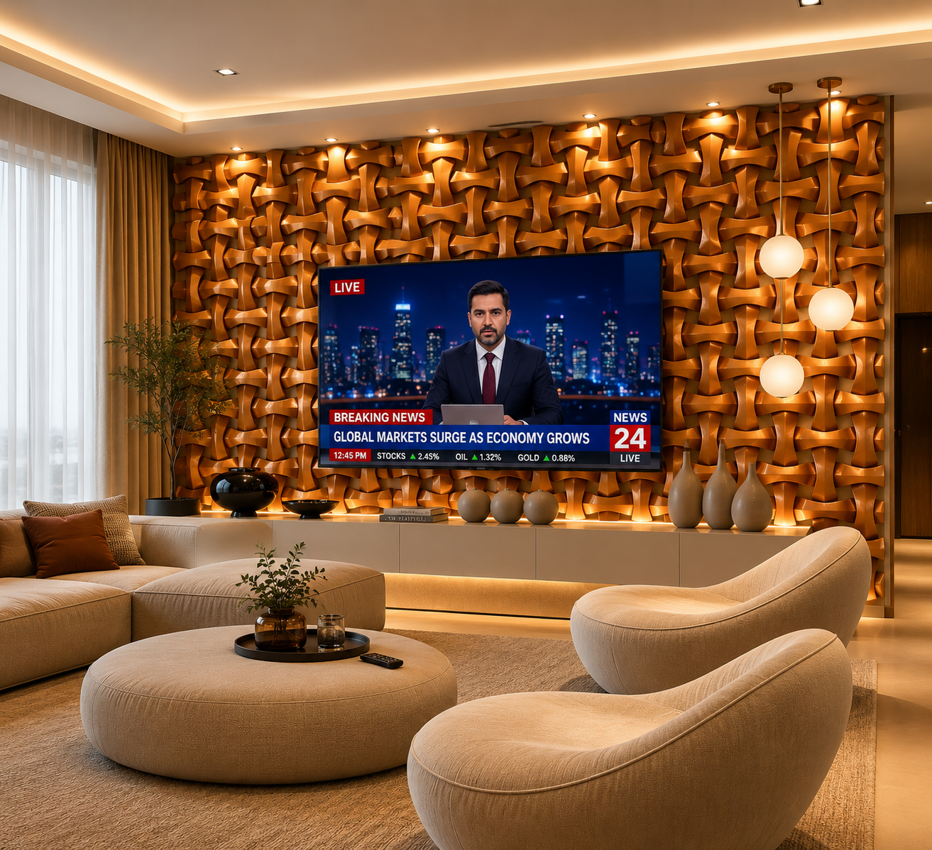 Luxury Bespoke TV Wall | The Timeless Series