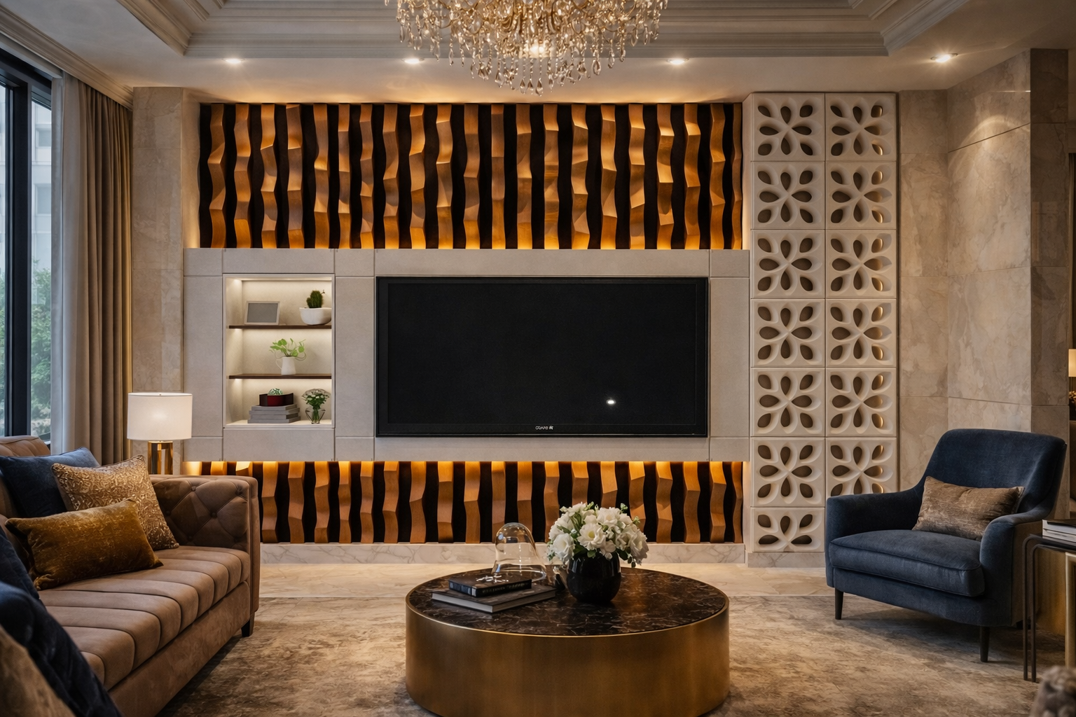 Luxury Bespoke TV Wall | The Royal Collection