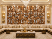 Elegant Wall Decoration Panel | Ceramic 3D & Stone Mosaic