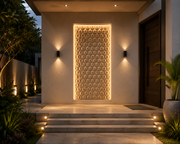 Bespoke Wall Decoration Panel | Stone Mosaic & Wood Craft