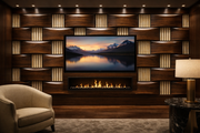 Wave Wood Symphony TV Feature Wall