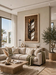 Luxury Bespoke Modern Accent Decor | Crafted in Teak Wood & 3D Ceramic